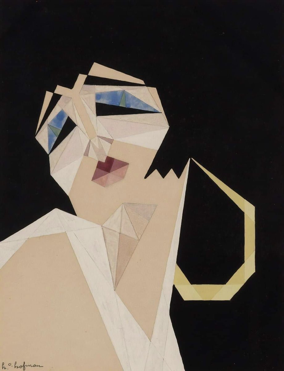 Gm! 🔶 🟠▪️🔹
Hans Hofmann, Woman at Night, 1931