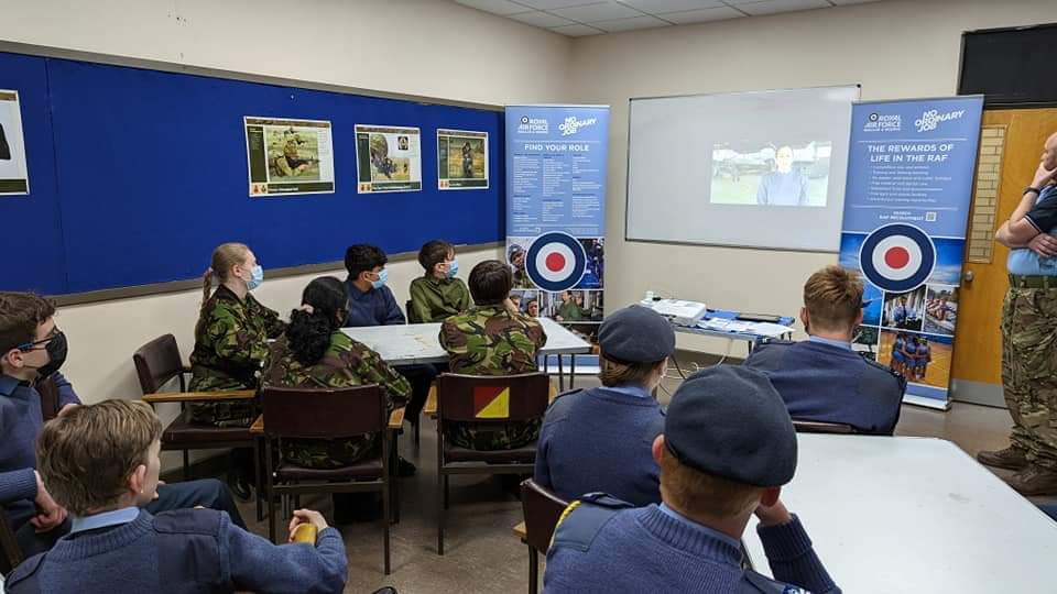 RafEngagement's tweet photo. I really enjoyed meeting everyone @104AirCadets yesterday. Very engaging and enthusiastic bunch with lots of great questions. Hoping to meet some of you at the Summer Camps. @RAF_Recruitment https://t.co/UpwRCPCKjM
