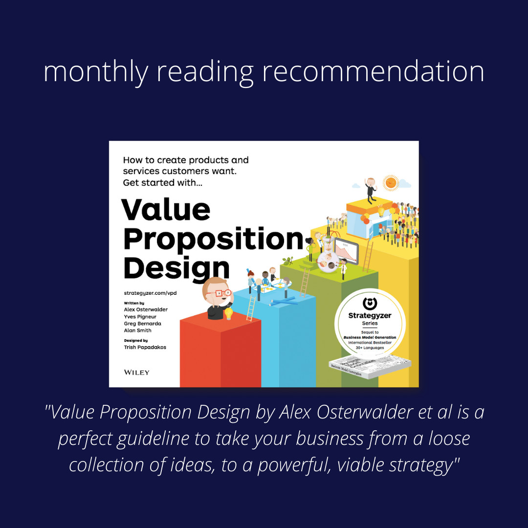 FindIntelligent's tweet image. We'll be regularly pointing out books to feed your business brains!

This time, we suggest Value Proposition Design by Osterwalder et al, a great book on how to tailor your business to maximise your results.

#businessbooks #socialmediamarketing #marketingtips #entrepreneur