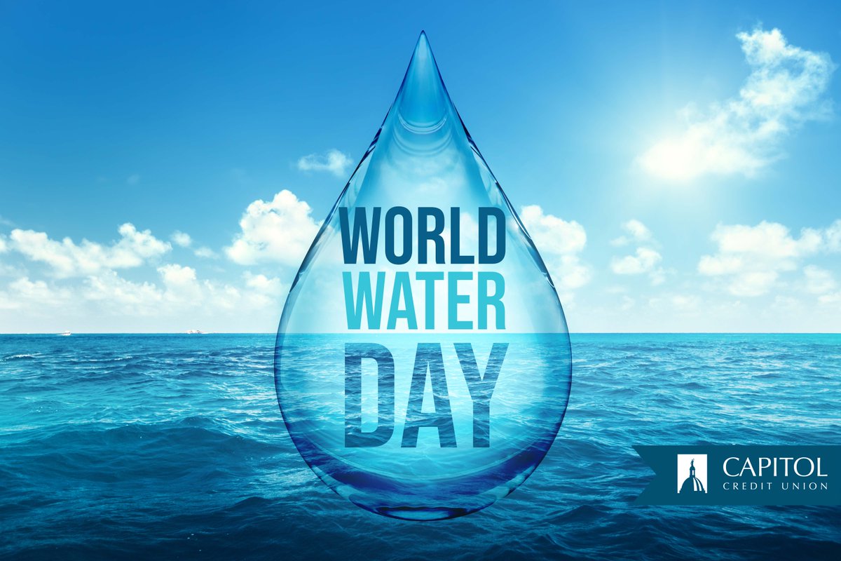It's World Water Day! Water -- essential and necessary for life to flourish! How much are you drinking a day? 💧