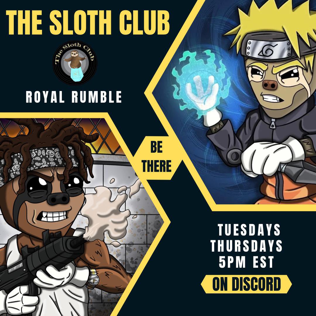 TheSlothClubNFT's tweet photo. Good Morning Sloths and Slothettes! Donโt forget to join us tonight 5pm EST for your chance to win a custom sloth, whitelist spots and other awesome giveaways!
Discord: https://t.co/cBrwa0Wjsq
#TheSlothClub #SaveSloths #Giveaway #NFT #NFTs https://t.co/SYDuBUn7ay