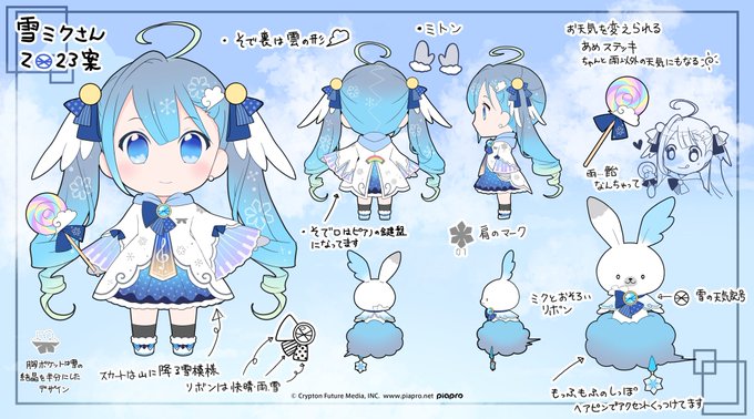 およそまるまる2ヶ月間悩んだうちの雪ミクさんです❄️ 