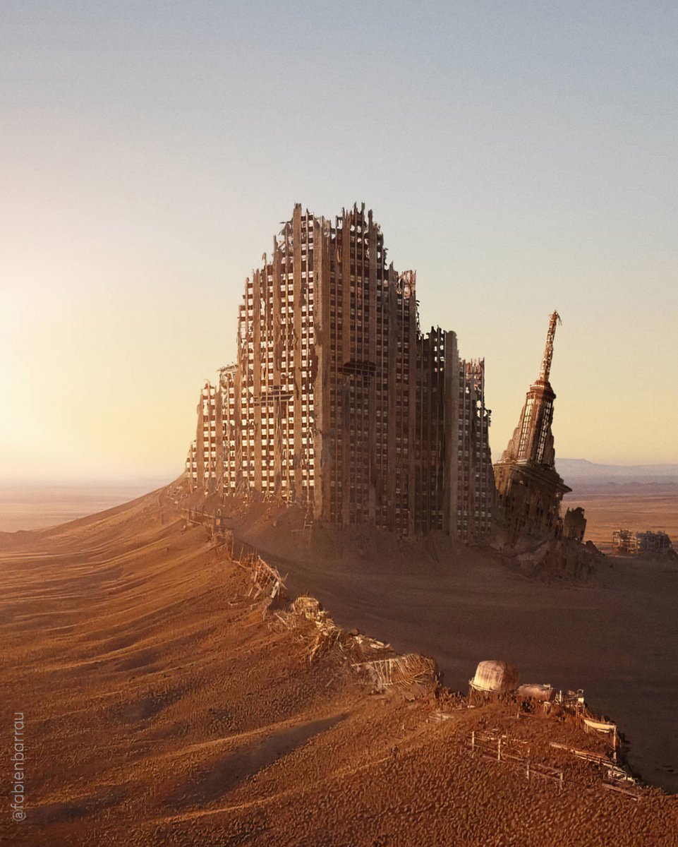 WIRED's tweet photo. In Fabien Barrau's series 'News from the Future', he imagines himself as an explorer who returns from the future with photos of a changed world. His hope? That these images could help people understand the consequences of inaction. 

📸: Fabien Barrau https://t.co/DrZTse4PhL