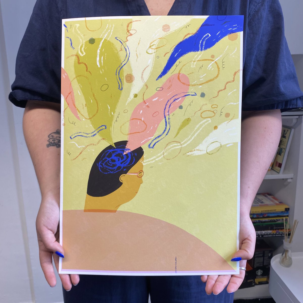 connie_noble's tweet photo. So I just hit 1000 followers here on Twitter! 🎉 

To celebrate I thought I’d do a little print giveaway to say cheers! All ya gotta do is follow me, retweet and favourite this tweet for a chance to win an a4 copy of my ‘Our Minds’ print. 

Deadline 29/03 https://t.co/Cfa6kBgW1a