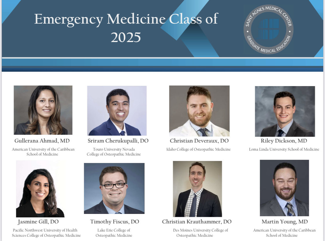 AgnesEmr's tweet photo. Congratulations to our newly matched residents !!! https://t.co/HX2xG30V9v