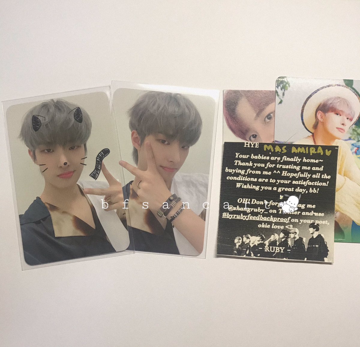 buyforsan's tweet photo. ๐ฅ โ #bfsmail
one of mingi wishlist arrived today all perfect and secured . tysm for let me adopt him ^^
#byrubyfeedbackproof
@zhangruby_ https://t.co/HKXaRRxn7M