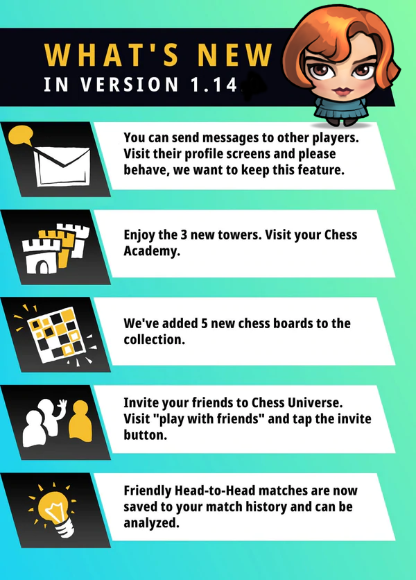 Chess Universe on X: Hej chess lovers - We are very excited to share  SPRING 2022 UPDATE with yaa all ;) - Check out the hot new features in our  blog post