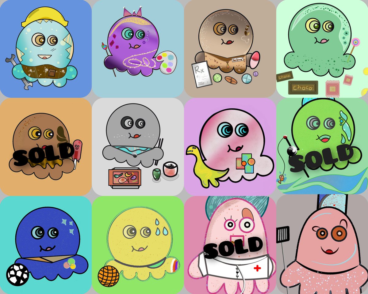 🐙 Squidsva 🐙
This NFT describes the daily activities and professions of people through squid.
Which one of Squidsva represents you? 😍
0.005 ETH -Polygon
1/1

-Phase 1-
50 Squidsva.
Everyday mint.
50% SOLD = Giveaway Squidsva
If ALL SOLD OUT = Giveaway cash.
#NFT #NFTCommunity