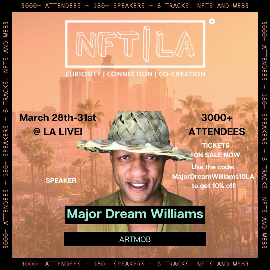 MajorDream_'s tweet photo. Well Folks this Marks the Beginning of my New Journey as a Global Influencer in the NFT space. I have too much knowledge to sit on the side. #NFTLaunch #artmob #mintingculture #publicspeaker #eoto #DAO https://t.co/bEProOomZ4
