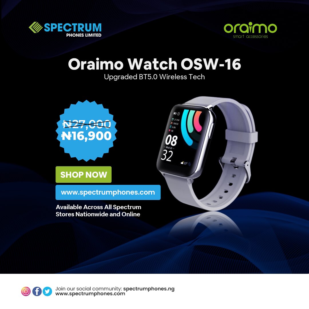 Brand New Oraimo Smart Watch Osw-11 in Nairobi CBD, Moi Avenue | PigiaMe