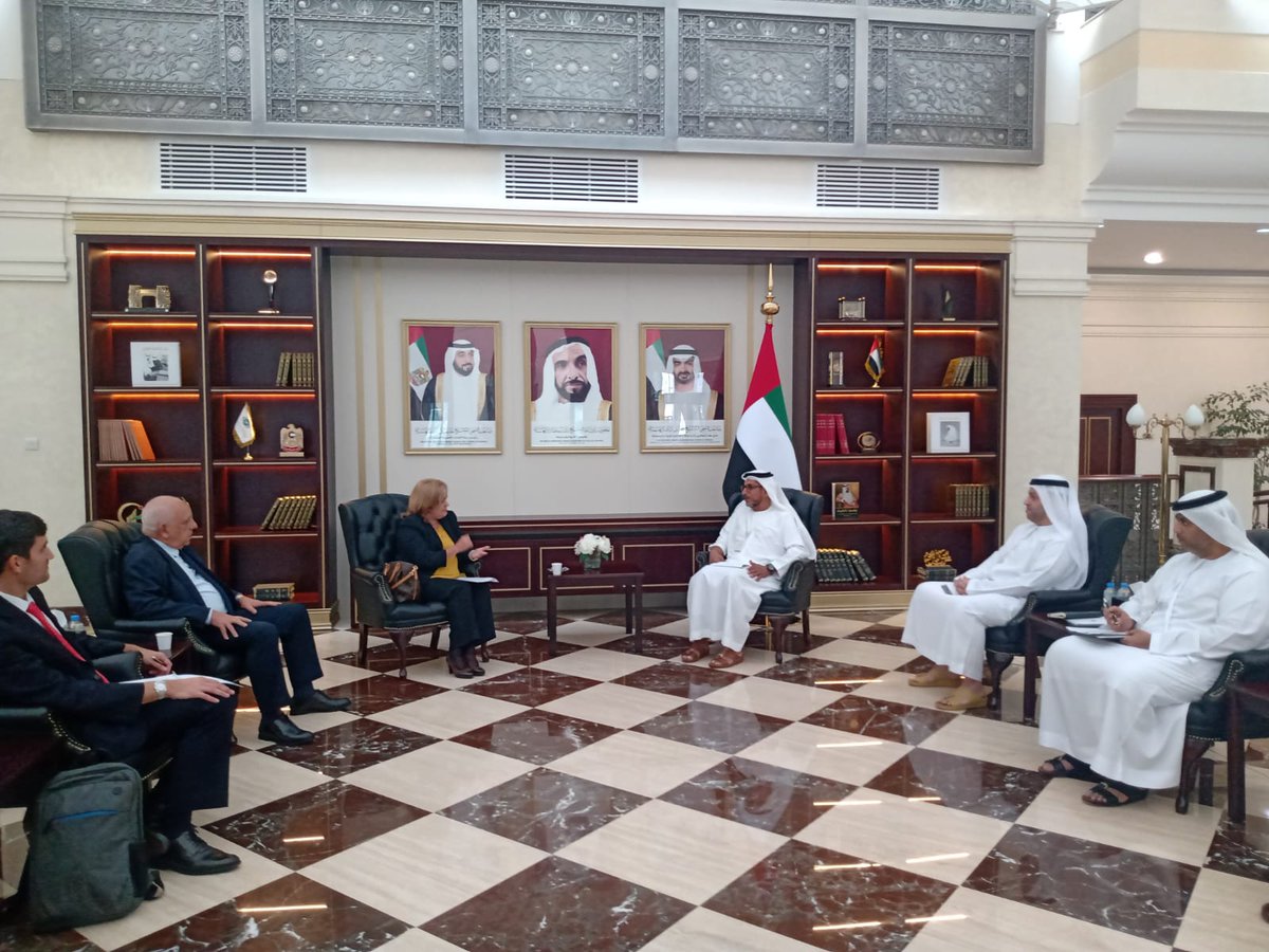 We met w/ Director General of #AbuDhabi Fund for Development HE Mohammed Said Al Suwaidi. The Fund continues supporting important projects for infraestructure investments in #CubaVive. <a href="/MINCEX_CUBA/">MINCEX🇨🇺</a> <a href="/pro_cuba/">ProCuba</a> <a href="/OSDE_UNE/">Unión Eléctrica de Cuba</a> <a href="/INRHCuba/">Instituto Nacional de Recursos Hidráulicos</a> <a href="/EmbaCubaEAU/">EmbaCuba Emiratos Árabes Unidos</a> a
