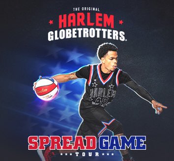 Join me this Sunday PNC Arena the World Famous Harlem GlobeTrotters 3pm tickets available at ticket Master Outlets #SpreadTheGame