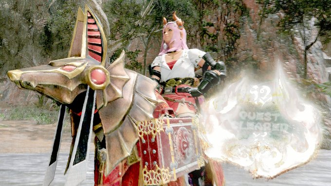 ホル子ちゃんのモデリングは我ながら可愛くできたと思う
 #モンハンライズ #MHRise #モンハン #NintendoSwitch 