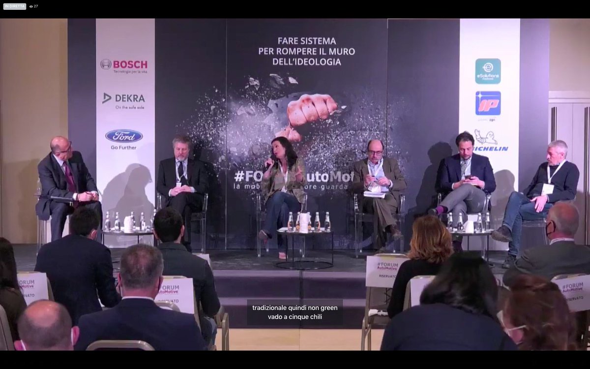 "Governance, economia e le persone sono i tre aspetti da tener conto per arrivare ad uno sviluppo sostenibile. Questa è la vera sostenibilità" - <a href="/Stoppia/">Elena Stoppioni</a>, Presidente di Save the Planet

#FORUMAutoMotive