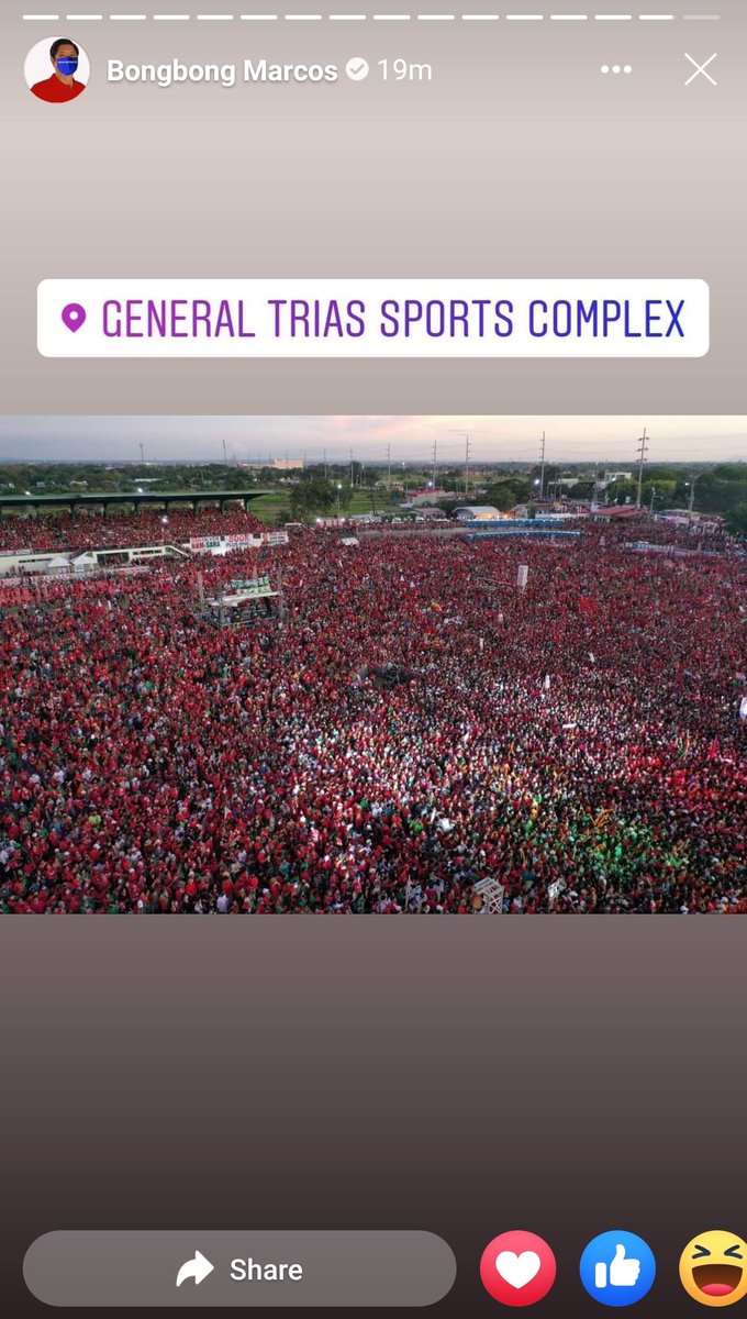 Matipuno26's tweet photo. @PinoyAkoBlog I agree, that is first drone shot or "test drone shot before the rally". Ito na sila afterwards. https://t.co/nHJZnY6Yun