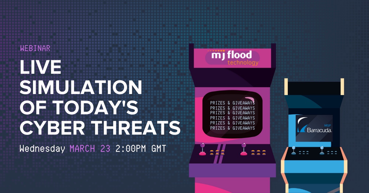 ONE DAY LEFT TO REGISTER! Tomorrow, we are hosting a LIVE SIMULATION of today’s top security threats with Barracuda SKOUT Cybersecurity. Check out our full agenda and register here: go.getskout.com/MJFlood_event