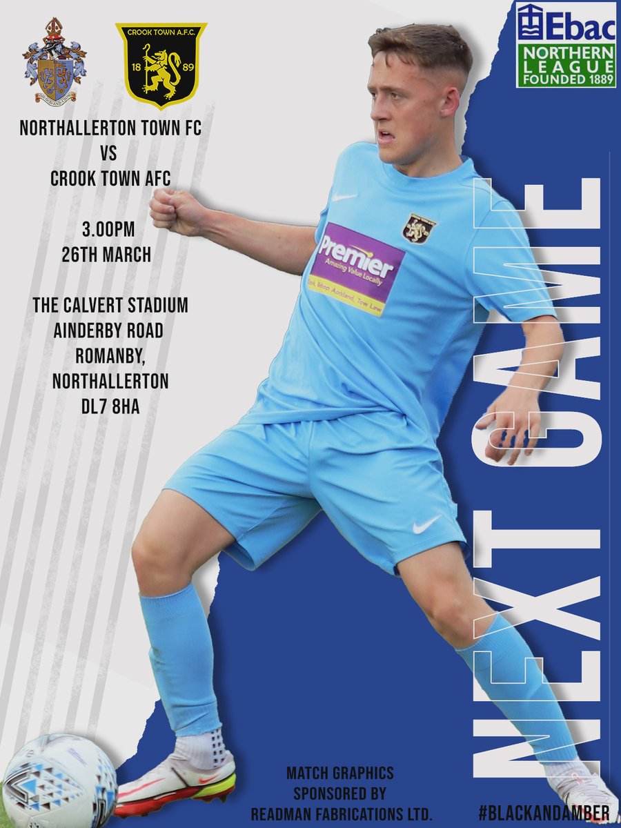 crooktown_afc's tweet photo. Just six league games left this season - with a trip to Northallerton Town up next https://t.co/y5R5G2WW2x