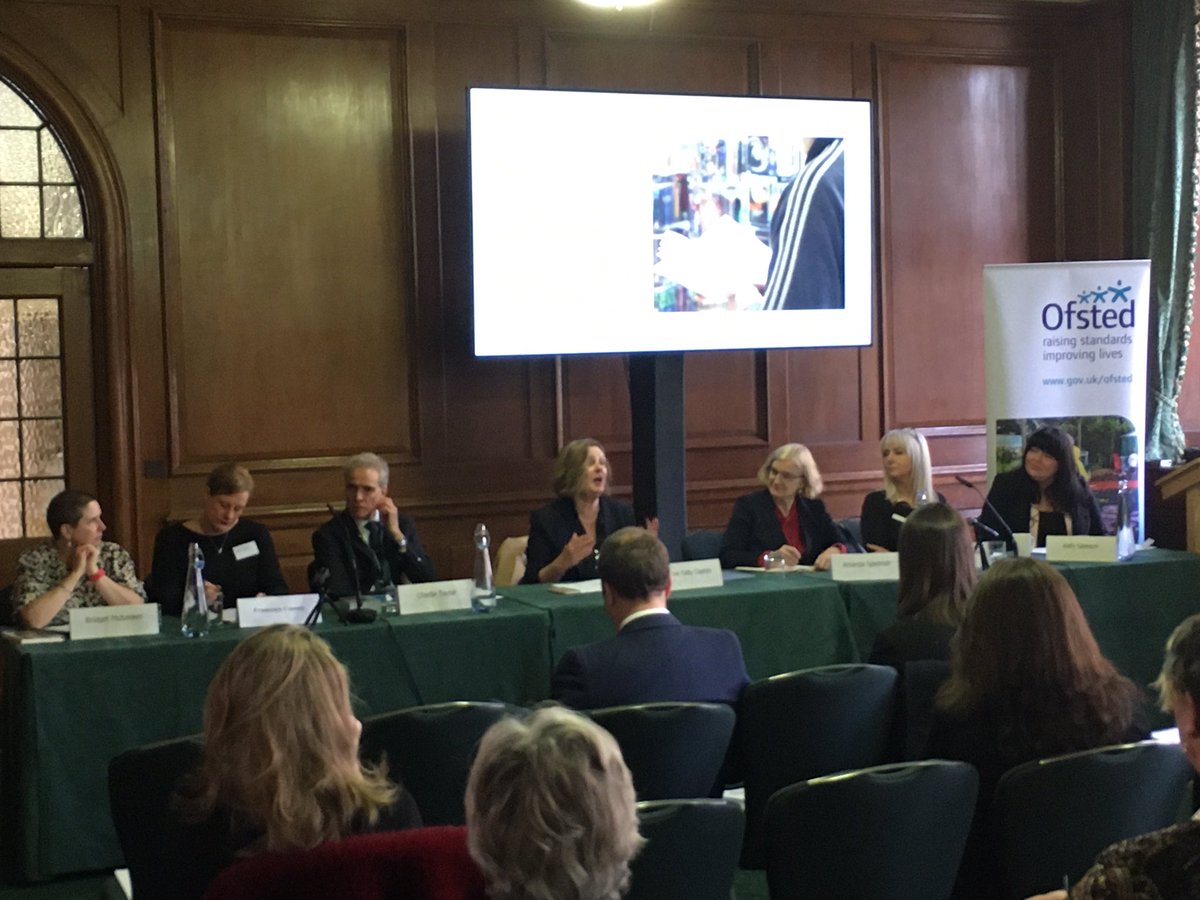 Ofstednews's tweet photo. The panel at today’s launch of the Prison Education review from @Ofstednews and @HMIPrisonsnews with @amanda_spielman Charlie Taylor @CoatesSally @Loujs Bridget Mckeown Kelly Gleeson and Francesca Cooney - read it here:
https://t.co/LgQvcfr7hl
#PrisonEducation https://t.co/sghPwA2wNL