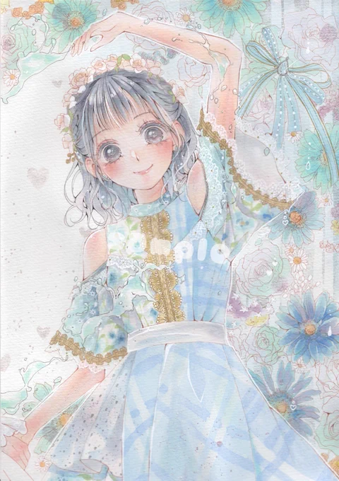 ナナランドの雪村花鈴さんと峰島こまきさんのイラストをご依頼により描かせて頂きました💖💧
今回も依頼者様の素敵なアイデアとありがとうが詰まったイラストです✨
花鈴さんご卒業おめでとうございます💐
#ナナランド 