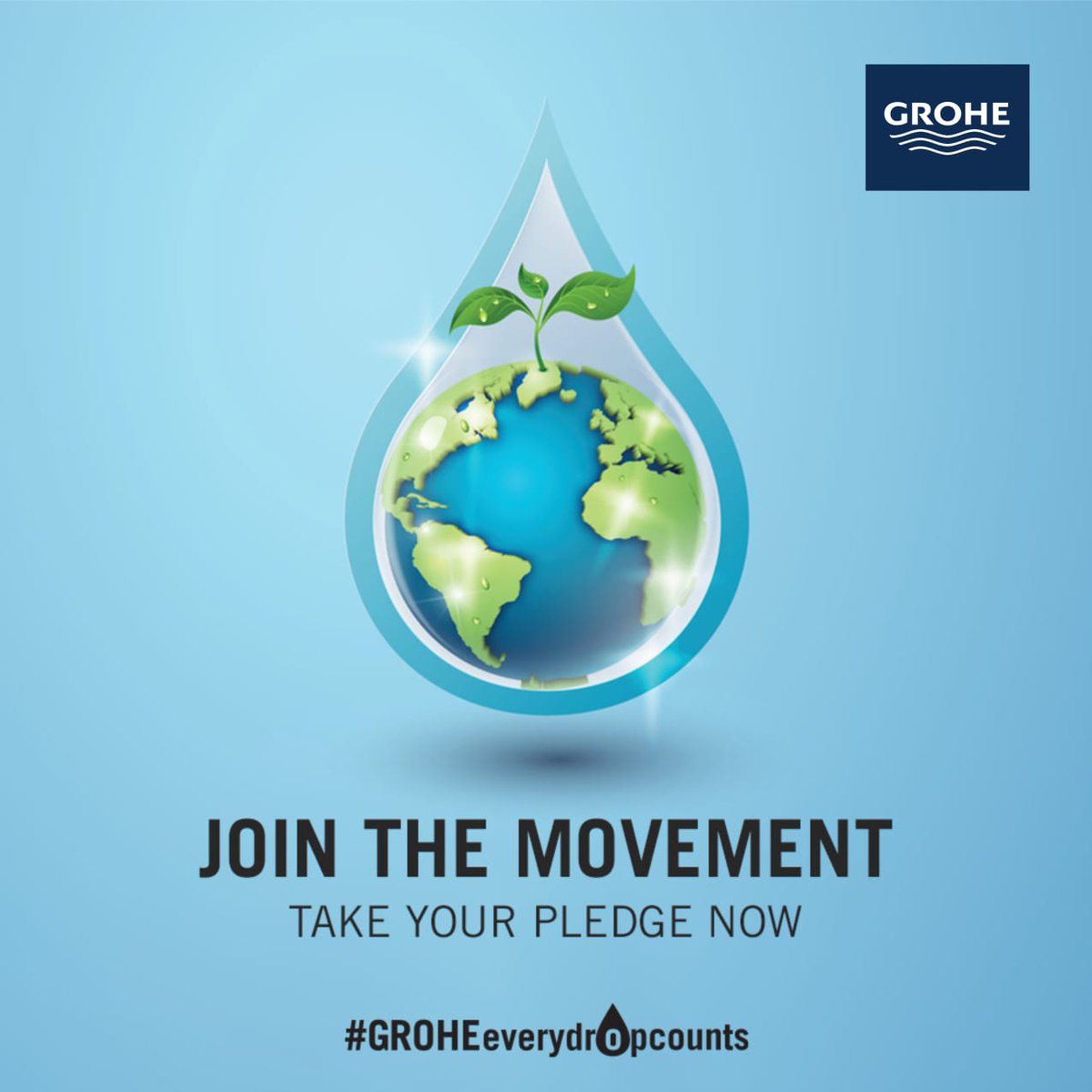 #GROHEeverydropcounts
The need of the  hour conserve water and make optimum Utilisation  of this nature resource . https://t.co/hl0xN6A4Li