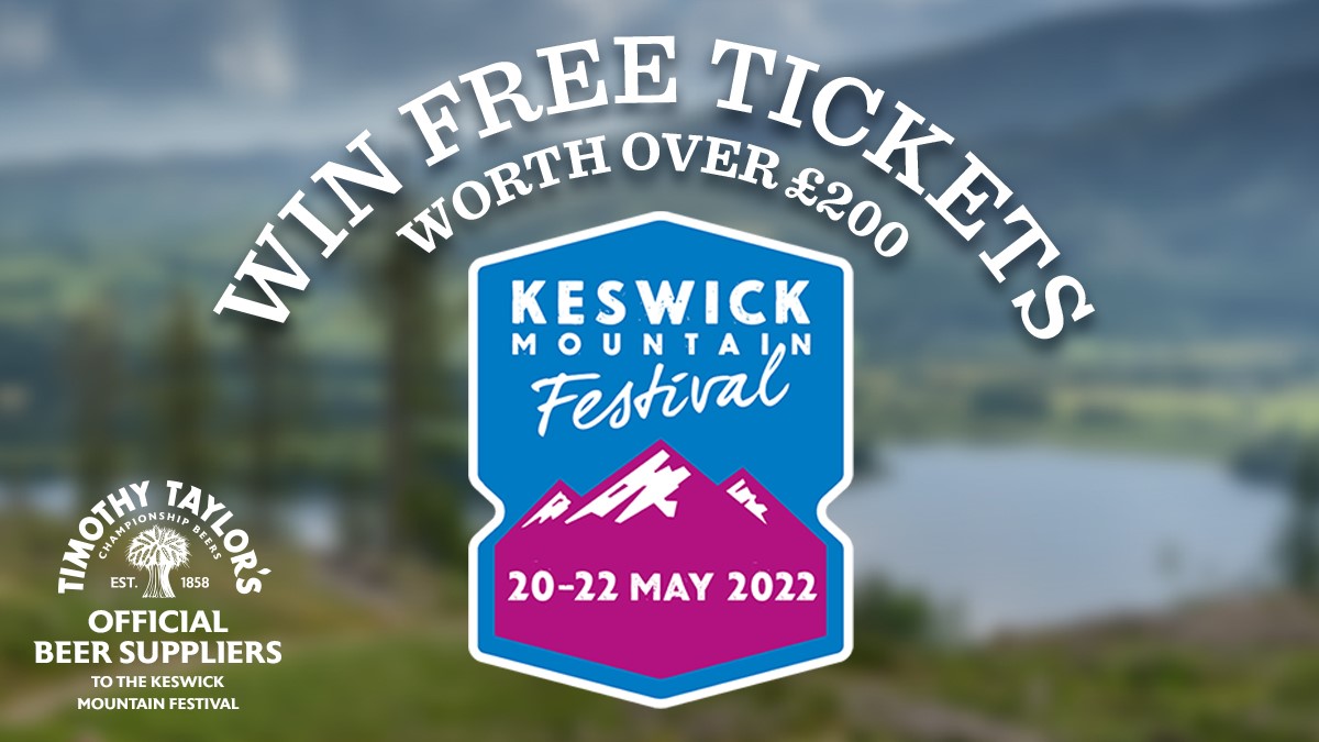 #COMPETITION TIME! #WIN two FREE weekend tickets to <a href="/KeswickFestival/">Keswick Mountain Festival</a>, including camping, worth over £200!
 
All you have to do to be in with a chance of winning is:
1) Follow <a href="/TimothyTaylors/">Timothy Taylor's Brewery</a> and <a href="/KeswickFestival/">Keswick Mountain Festival</a>
2) ❤️ &amp; 🔁
3) 🏷️ who’s coming with you
 
Winner announced 25 March!