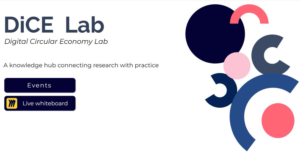 CHARM_Interreg's tweet photo. Digital Circular Economy Lab (DiCE Lab) has been launched! 👉https://t.co/xTIafkZ8Q4 states that #digital #technologies are essential to implement #circular #strategies in the built environment♻️ https://t.co/4v4ZrODQQY