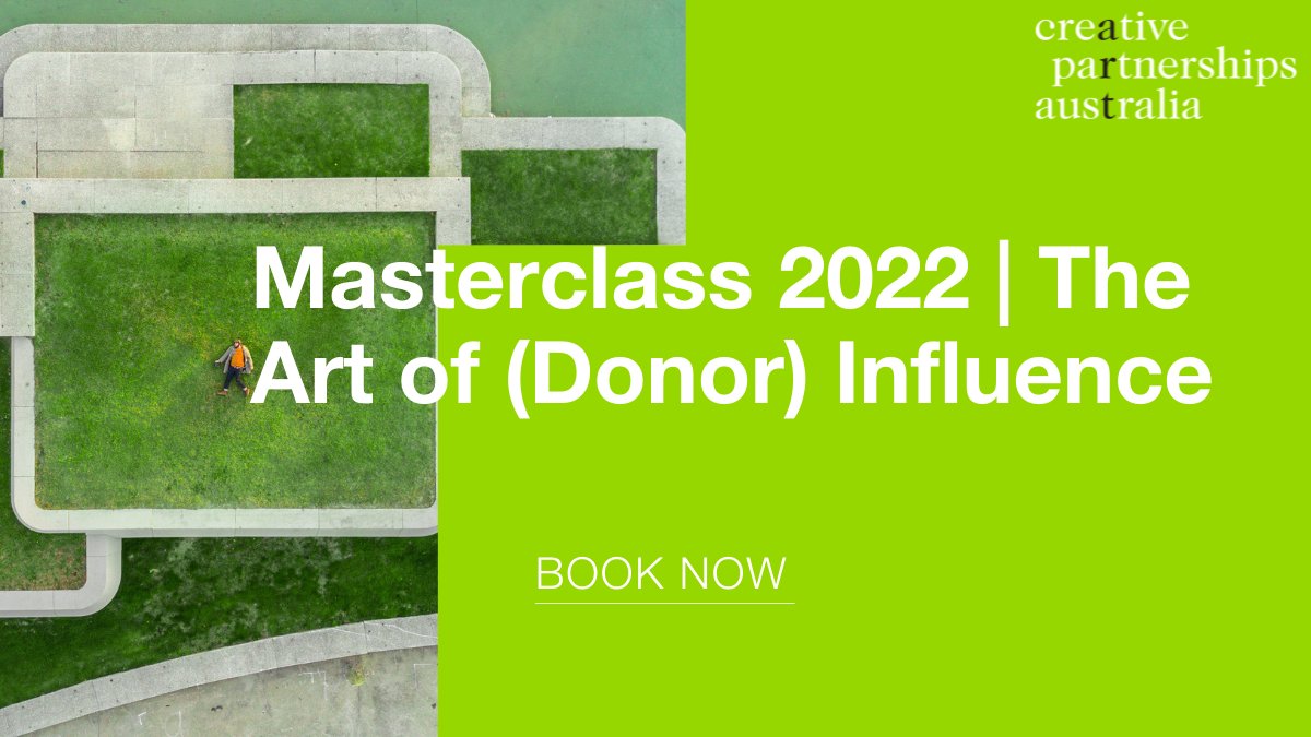 ArtsHub's tweet photo. Are you an arts professional in marketing or fundraising, with an interest in donor development?

In May 2022, learn from fundraising pro Tammy Zonker in @CreativePships' Masterclass.
. 
Register your spot: https://t.co/zGZYKUKQjl

#CPAMasterclass #art #marketing #fundraising https://t.co/rFHx2LsGS5