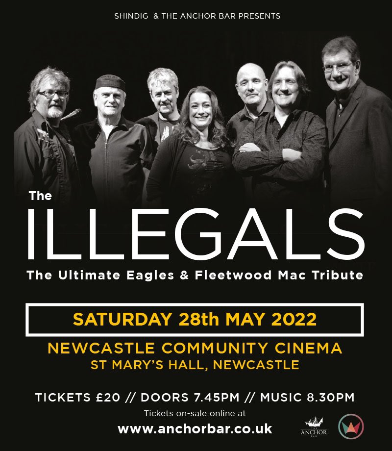 ᴛⷮIͥCͨᴋⷦEͤᴛⷮ UͧРⷬDͩAͣᴛⷮEͤ!
With over a third of tickets already gone inside a week! Dont miss THE ILLEGALS the finest Eagles and Fleetwood Mac Tribute with Niamh Kavanagh. 28th May in Newcastle 
Tickets on sale now….
anchorbar.co.uk/events/illegals
#TheEagles #fleetwoodmac