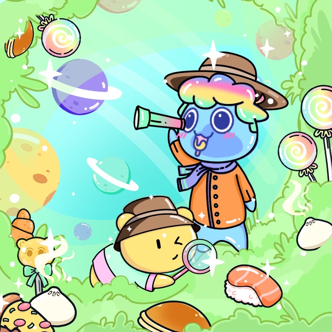 🌈 Lil Blobs Wrld x Gummies Gang 🍭

3x Gummies Gang Yummy Roles 🍯

🍿Like + RT, Tag 3 Frens! 
🥕Follow <a href="/GummiesGangNFT/">Gummies Gang 🍭</a>, <a href="/LilBlobsWorld/">Lil Blobs WRLD</a> 

Thanks Gummies for this awesome image ❤️

24hrs 🍭⭐️