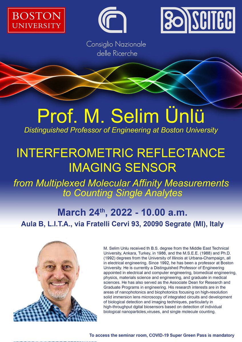 AuSGroup (@ausgroup_scitec) on Twitter photo Don't miss the seminar of Prof. Selim Unlu from Boston University on the IRIS technique!
<a href="/cnr_scitec/">CNR - SCITEC</a> <a href="/CNRsocial_/">CNR Consiglio Nazionale delle Ricerche</a> Don't miss the seminar of Prof. Selim Unlu from Boston University on the IRIS technique!
<a href="/cnr_scitec/">CNR - SCITEC</a> <a href="/CNRsocial_/">CNR Consiglio Nazionale delle Ricerche</a>