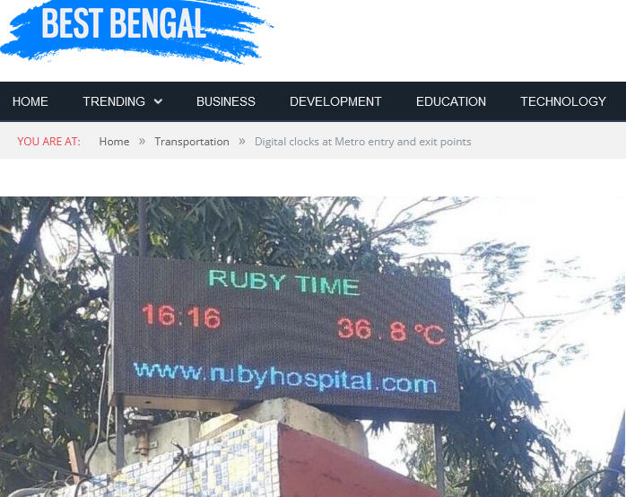 best_bengal's tweet image. Digital clocks at Metro entry and exit points.
#Transportation
#DigitalClocks
#Metro
#Kolkata

Link: bestbengal.info/2022/03/22/dig…