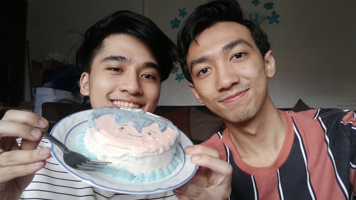aye_BAGS's tweet photo. To my bebi @lancefermin_, Thank you for everything and for the 3 years we've handled together through the ups and downs ❤️ Happy 3rd Anniversary! I love you 😘 Sana nagustuhan mo si ganyu cake!! 🥰 https://t.co/MSfC7fXgQS