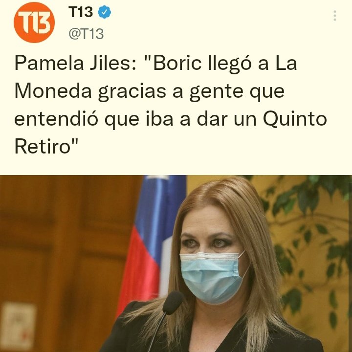 Alejand39307598's tweet photo. Pamela Jiles..tiene razon
pinguinos traidores..
Barbara Figueroa una apituta mas..
#QuintoRetiroOALaCalle 
#quintoretirourgente
#QuintoRetiro
#QuintoRetiro100xCiento
#QuintoRetiro10xCiento https://t.co/tifQuBuS0R https://t.co/yLayqdT3Rn