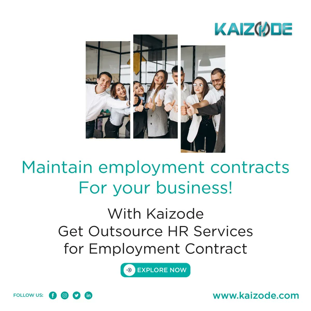 kaizode's tweet photo. Get outsource HR services for employment contracts and more by our HR experts at the best prices on Kaizode!
 Visit https://t.co/hC2yRqoYAs https://t.co/Ghb9EuzbCS