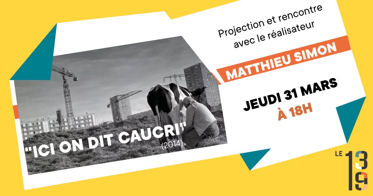 [ 🎬 Ici on dit Caucri]
👉 Il y a quelques années, le réalisateur Matthieu Simon a sollicité <a href="/LogeoSeine/">Logeo Seine</a> pour tourner des prises de vues du haut de la Tour Réservoir, lieu emblématique de Caucriauville.
➡ Jeudi 31/03, 18h, venez assister à la projection : eventbrite.fr/e/billets-ici-…