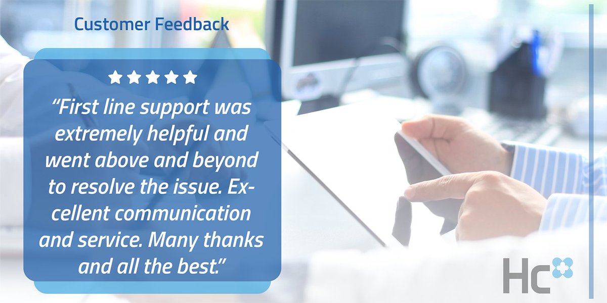HCC_News's tweet photo. More lovely feedback from on of our customers:  #Customerservice #Testimonial #NHSsupport #NHSprovider #NHSIT #primarycare #healthcare https://t.co/ca1zaURc2N
