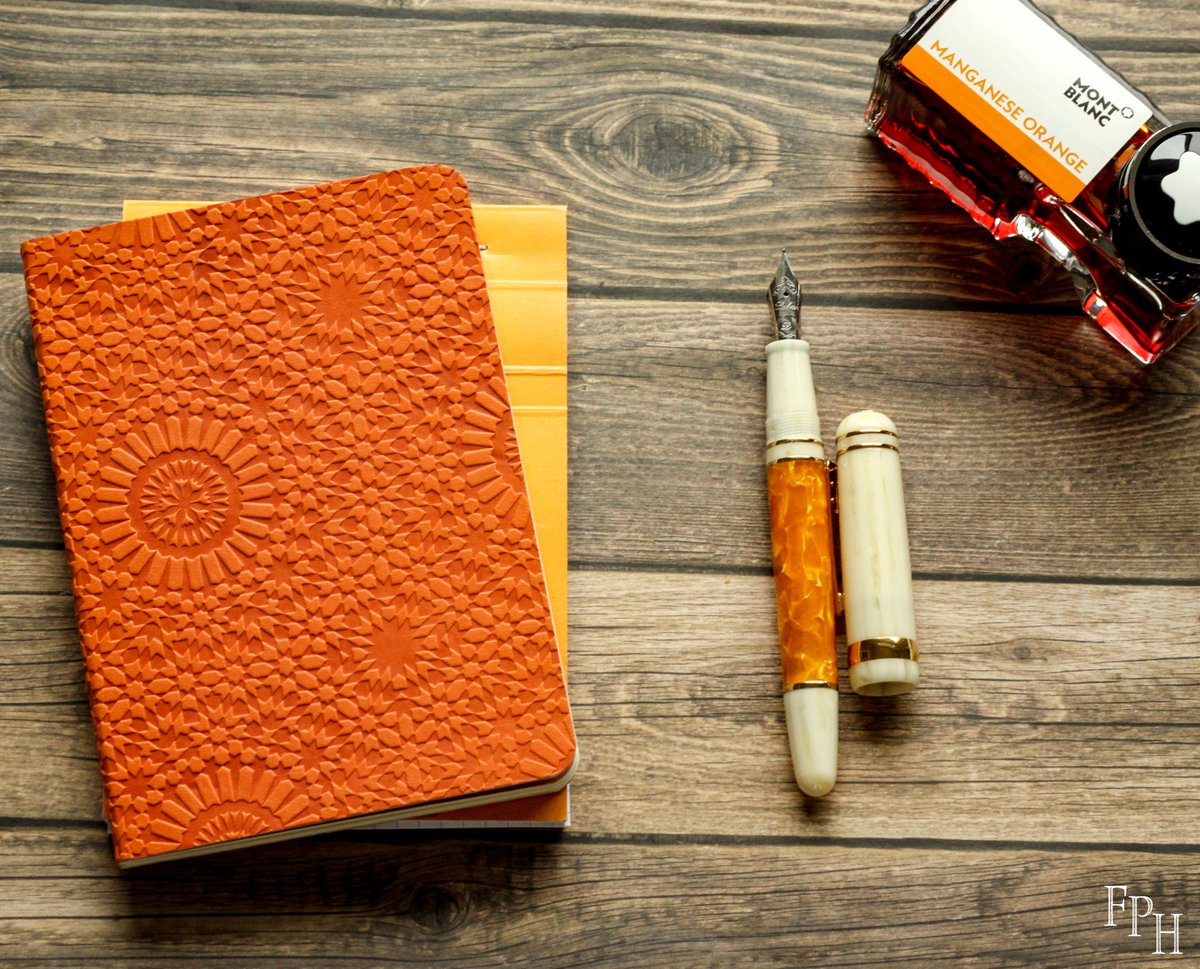 FtnPenHospital's tweet photo. "Orange" you glad you could score one of these beauties for your desk?
https://t.co/HvPm9JqgPP
#laban #laban325 #montblanc #rhodia #clairefontaine #qotd #stationary #planner #notebook #journaling #writing #fountainpen #fountainpenink #fountainpenaddicts #fpgeeks #fph https://t.co/o9nVo7mJWH