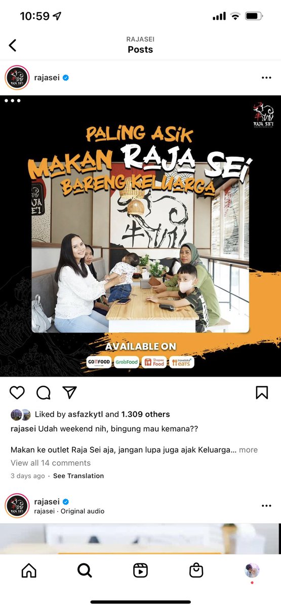 Gangges_'s tweet photo. Yuk mampir Raja Sei salah satu ownernya Rizky Billar https://t.co/ZRfRvx1Q73