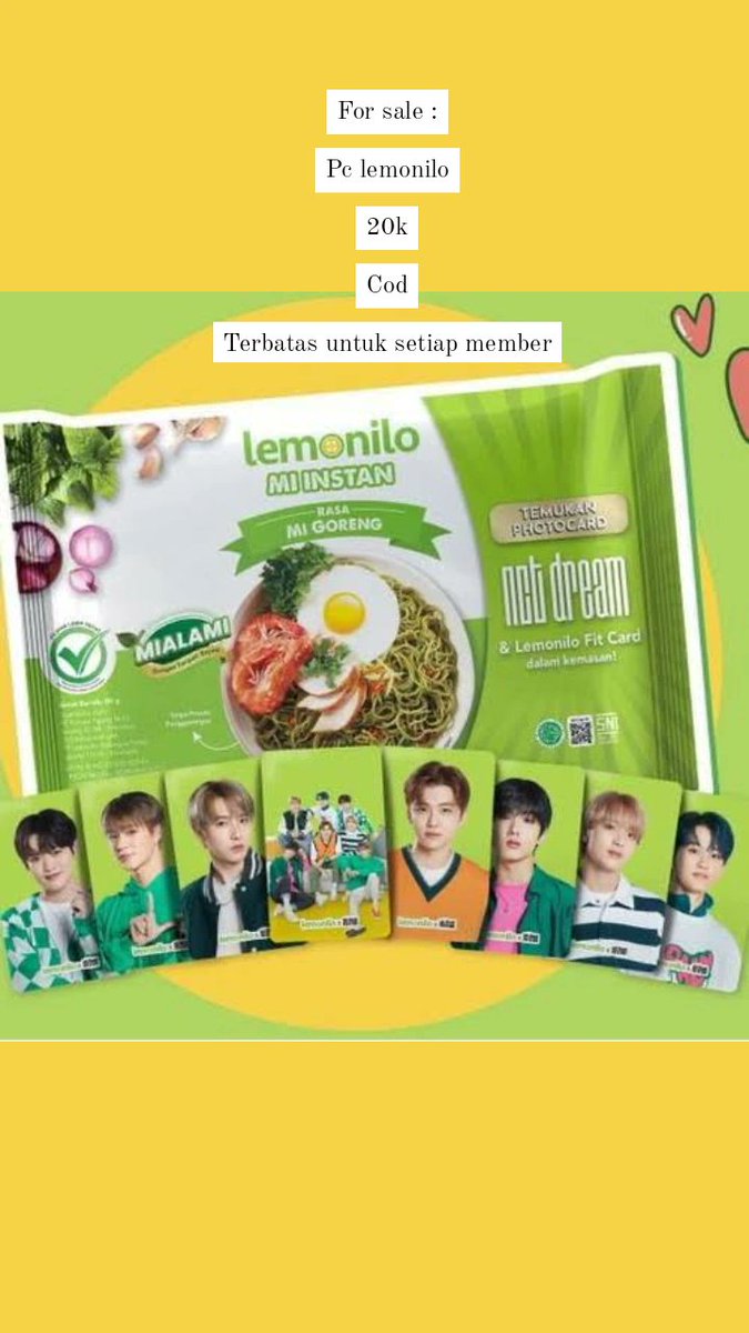 Kupu2subuh's tweet photo. Jual pc lemonilo x NCT domisili bekasi photocard bisa pilih. Terimakasih https://t.co/JfVykguyPO