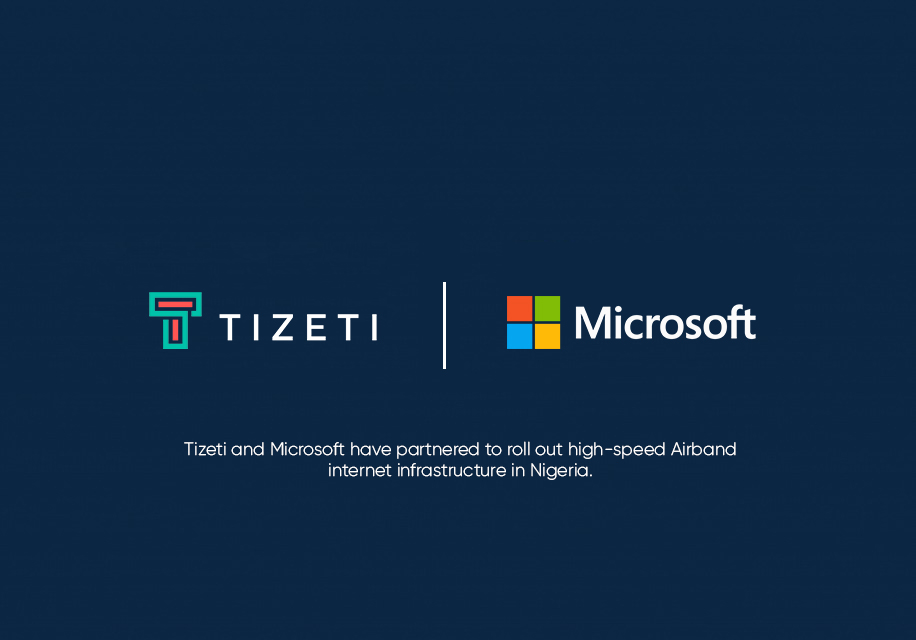 tizeti's tweet photo. We are excited to announce a partnership with @Microsoft to roll out high-speed Airband internet infrastructure in Nigeria. This partnership enables us to connect the unconnected, expand opportunities, and close the global digital divide. https://t.co/HAXVI7lpSn #MicrosoftXTizeti https://t.co/OmhB8saBGn