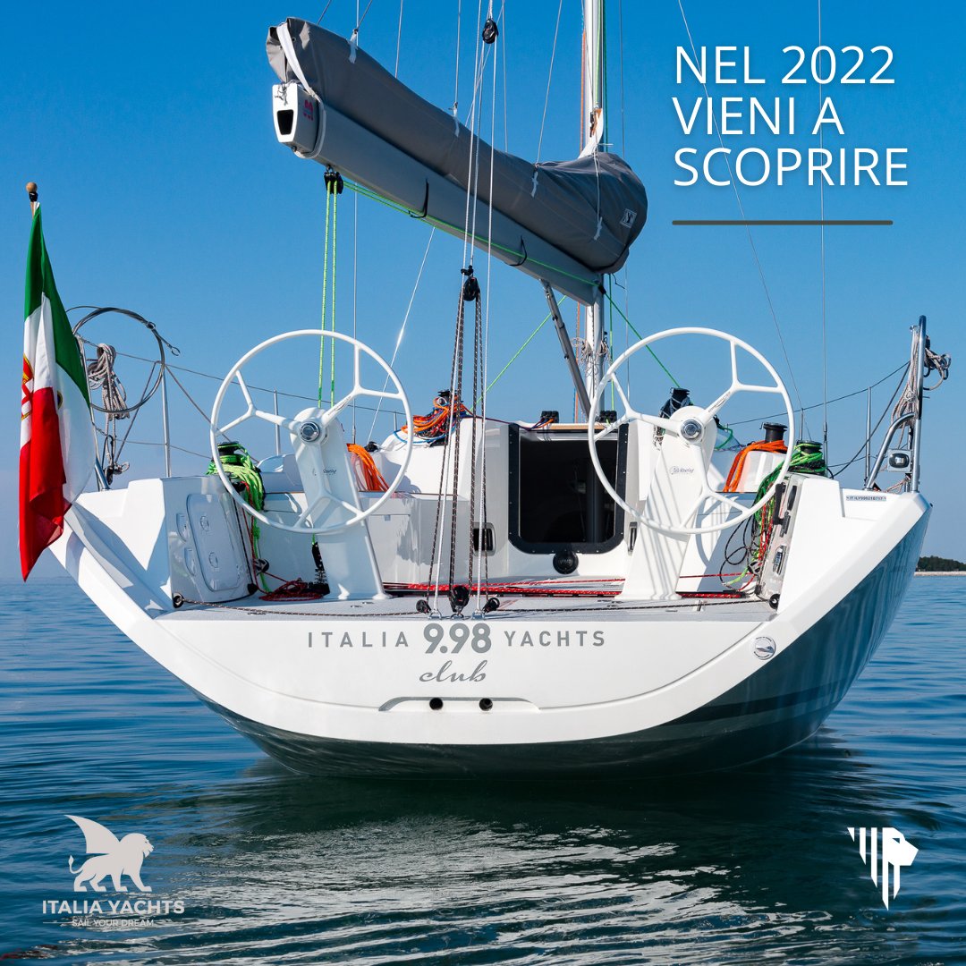 In 2022 come and discover…

Italia Yachts 9.98

The essential feature is a powerful easy to helm boat that gives you the optimum balance between upwind and downwind performance in strong or light winds.

#SaloneNauticoVenezia
#italiayachts #sailing #IY998 https://t.co/5aQXp9a9kw