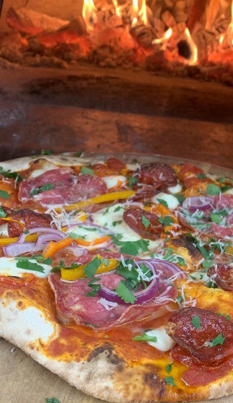 Pizza menu choice is a very personal thing, we'll work closely with you in the run up to your event to ensure we cook you the perfect pizza. #personalpizza #woodfired #handmade #weddingpizza #bespokepizza #norfolkpizzavan
