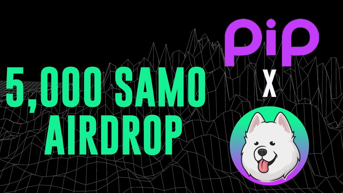 samoyedcoin's tweet photo. 1/2. Thanks to @getpipcom, you can now send $SAMO to frens &amp; family on ANY website using a Solana tag. 😱

To celebrate, we're giving away 5,000 SAMO to 5 lucky people! 🐶

Want to win? Keep reading. 🧵👇 https://t.co/VAW1EPt8Rj