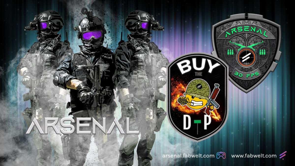 With #Arsenal tournament just around the corner &amp; gaining popularity among #P2E &amp; 3D FPS gamers, Fabwelt had formed its first gaming guild, the BuyTheDip Clan, ready to conquer the Online World!

 Start one now &amp; never miss a beat!🛡
#PLAYARSENAL #GameFi

arsenal.fabwelt.com