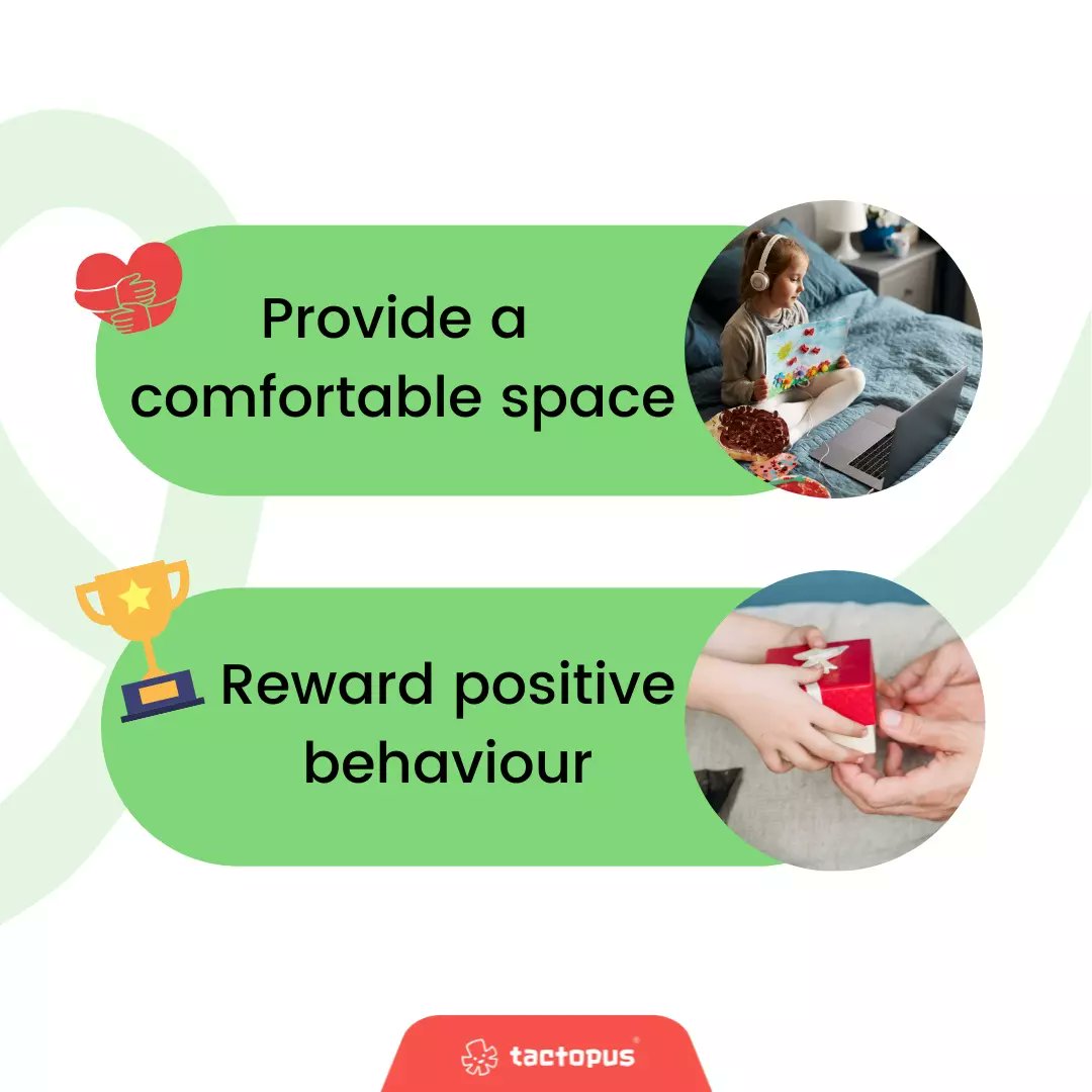 Online counselling is now more popular than it has ever been. 
Here are some ways to help your child with online therapy.
You can read more about it on our blog.

tactopus.com/blog/how-paren…

#Tactopus #Teaching #Learning #SpecialEducation #Children #Autism #OccupationalTherapy