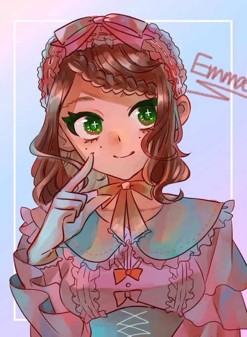 ロリータエマちゃん(再)
#第五人格イラスト 