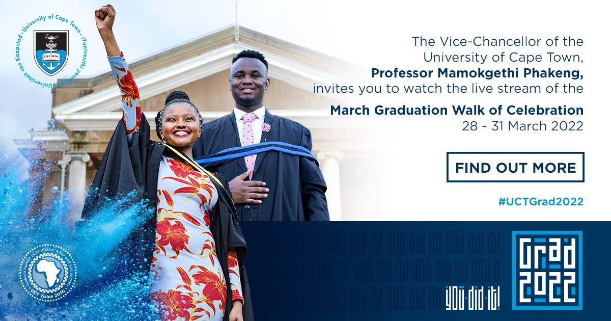 UCT on Twitter "UCTGrad2022 The March Graduation Walk of Celebration
