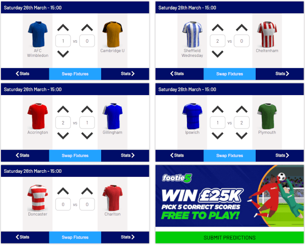 UCLVIP's tweet image. Win £25k With Footie5
FREE TO PLAY
Can you beat our predictions this week?

bit.ly/36gak2Y

#FridayFeeling #FriYAY #FreeBetFriday #Footie5 #ThePools #Pools #UCLVIP

18+
BeGambleAware.org
