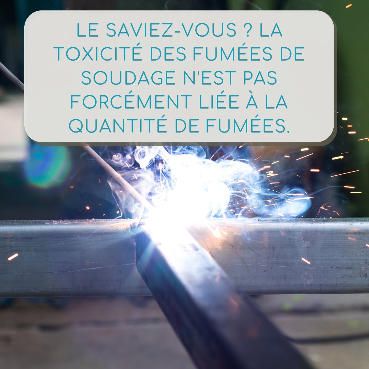 OPSAT9's tweet image. Le saviez-vous ? La toxicité des #fuméesdesoudage n'est pas forcément liée à la quantité de fumée.💨
👉 Il est primordial de mettre en œuvre des mesures de #prévention adaptées au procédé, aux matériaux utilisés et au lieu de travail.
N'hésitez pas à contacter nos équipes !