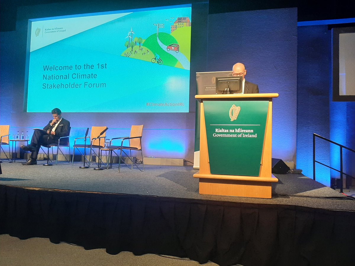 Kicking off here in #DublinCastle for 1st National Climate Stakeholder Forum <a href="/koresystem/">KORE Insulation</a> with Minister <a href="/EamonRyan/">Eamon Ryan</a> #ClimateActionIRL